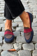 Jane | Stylowe Mokasyny w Kolorze Blokowym