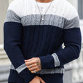 Ethan | Sweter z kolorowym blokiem