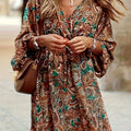 Ramona | Sukienka V-Neck w Stylu Boho