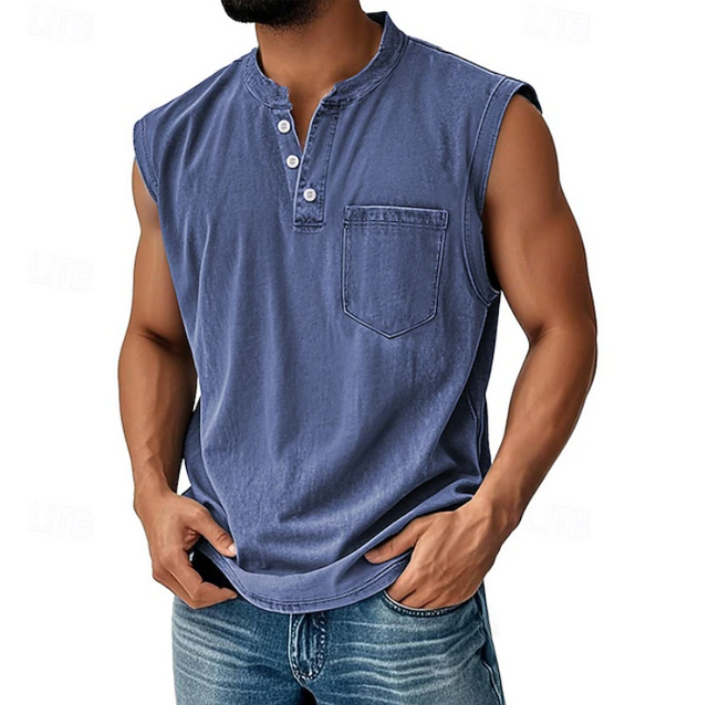 Gerald | Casual Bezrękawnik w Stylu Vintage
