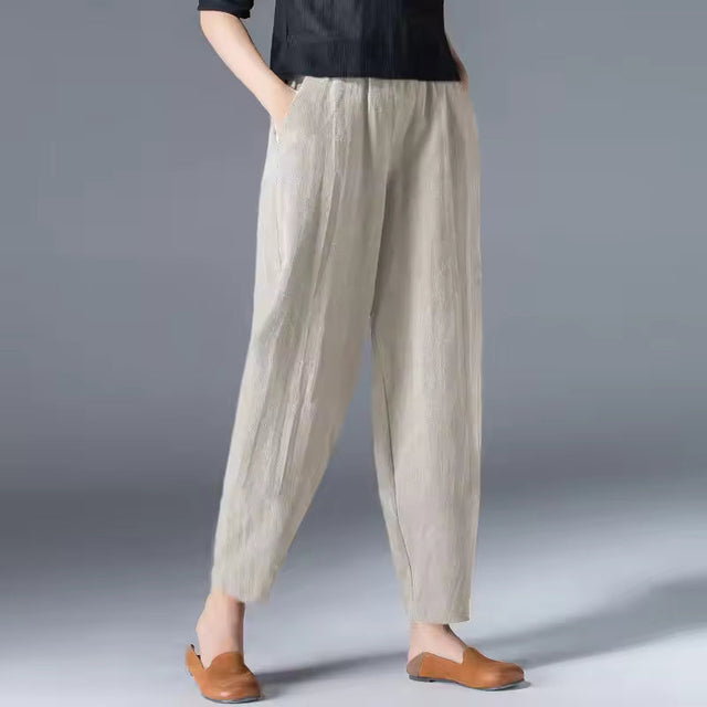 Hazel | Luźne Spodnie Tapered