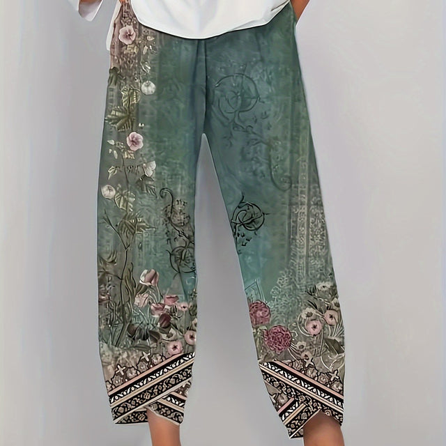 Meredith | Botaniczne Spodnie 7/8
