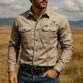 Wade | Wytrzymała Koszula Robocza w Stylu Western