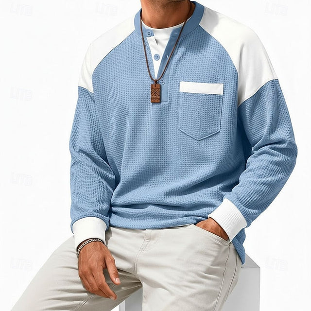 Ellison | Kolorowy Long-Sleeve Henley