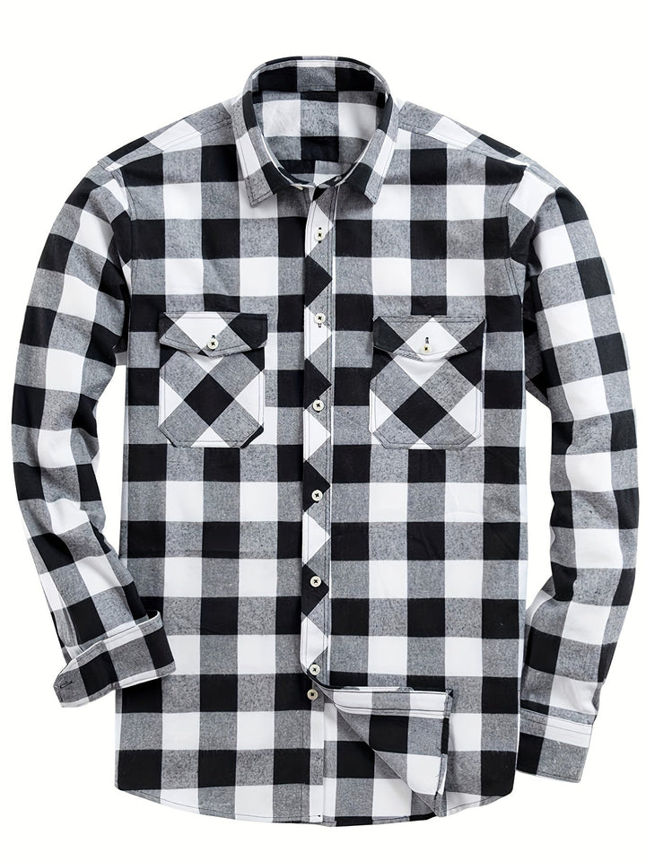 Miles | Klasyczna Koszula Flanelowa w Kratę