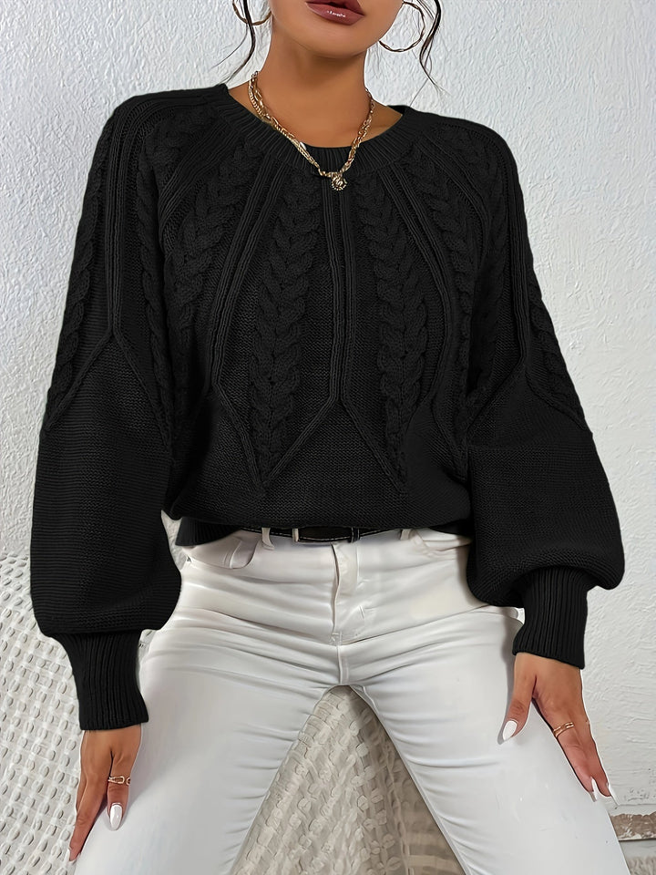 Eleanor | Luźny sweter w sploty
