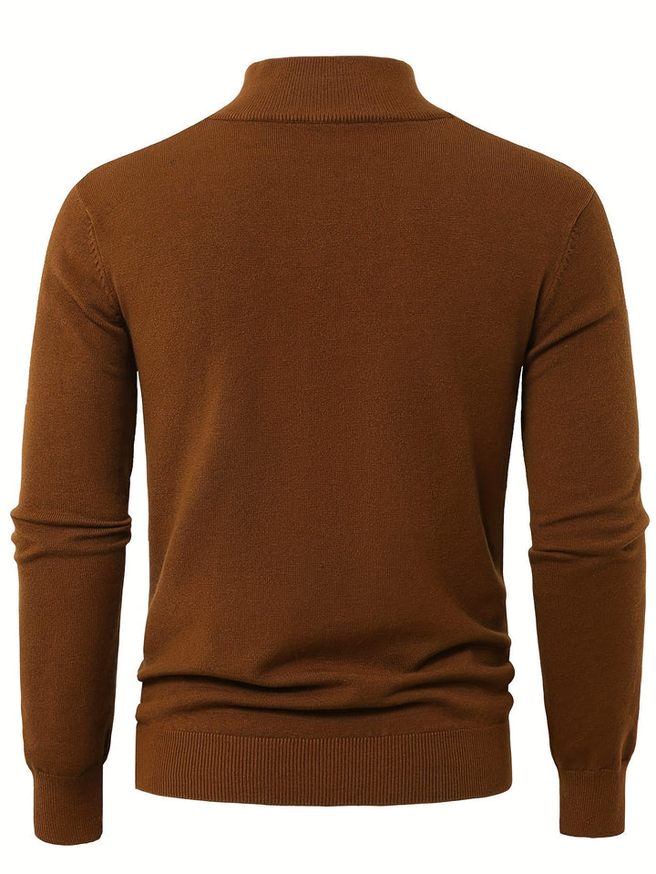 Everett | Elegancki Sweter z Wysokim Kołnierzem