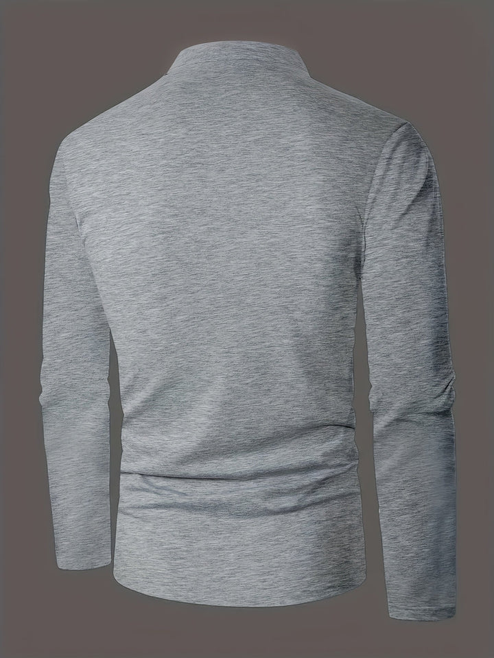 Jasper | Wyrafinowany longsleeve Henley