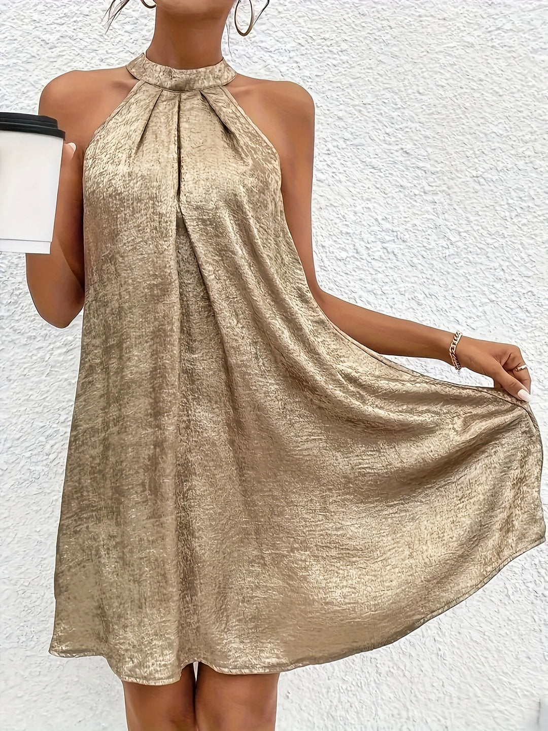 Gwendolyn | Elegancka Sukienka na Szerokich Ramiączkach