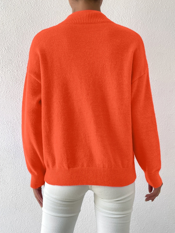 Lorelei | Elegancki Sweter z Mock Neck