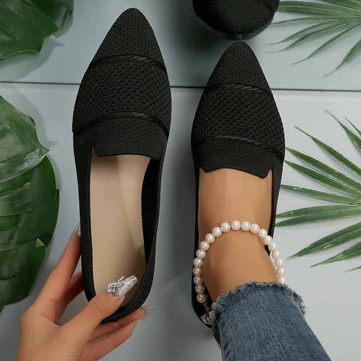 Lucia | Eleganckie Płaskie Buty Dziane