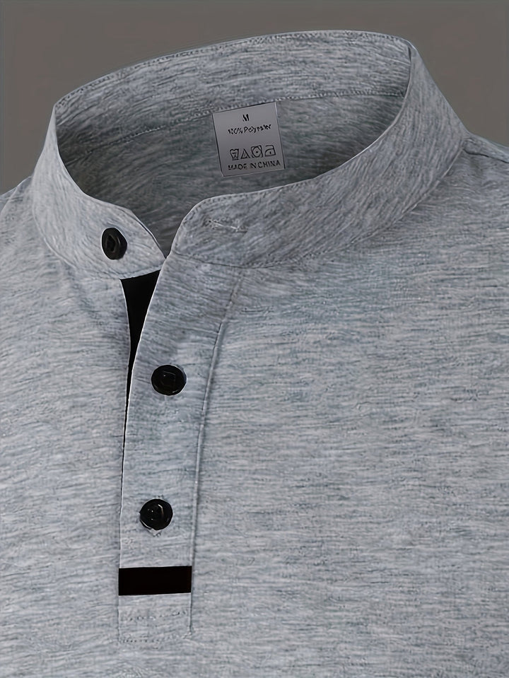 Jasper | Wyrafinowany longsleeve Henley