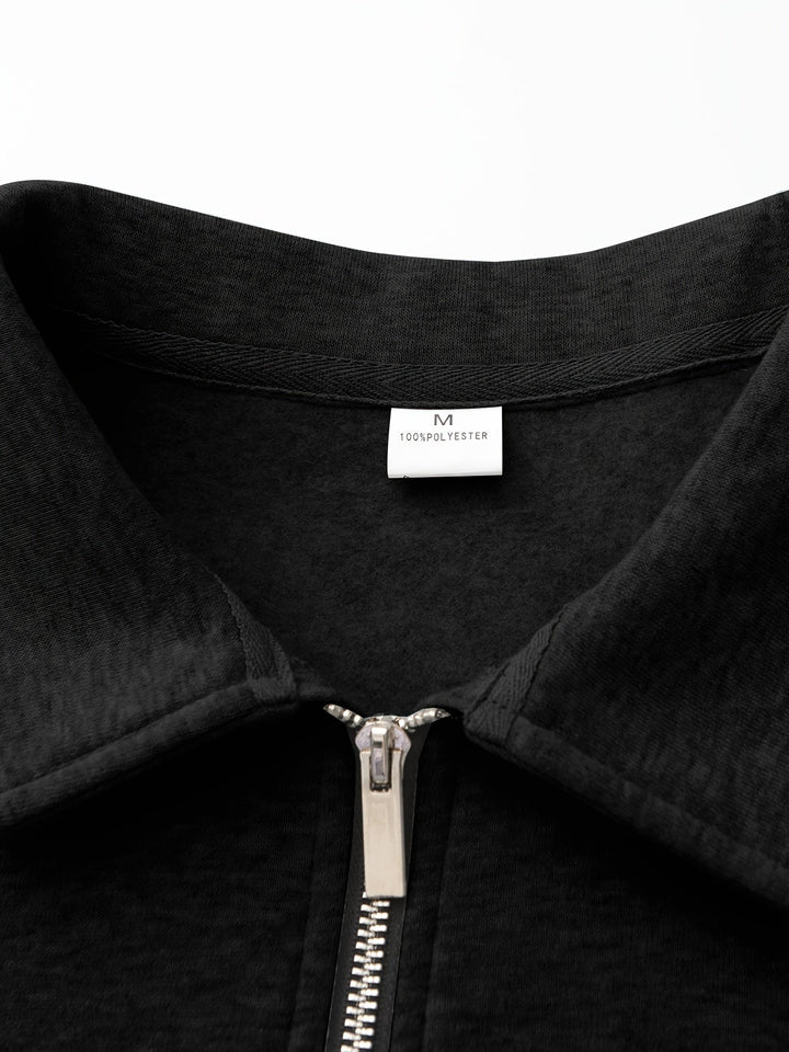 Emmett | Elegancki Pulower z Połowicznym Zipperem