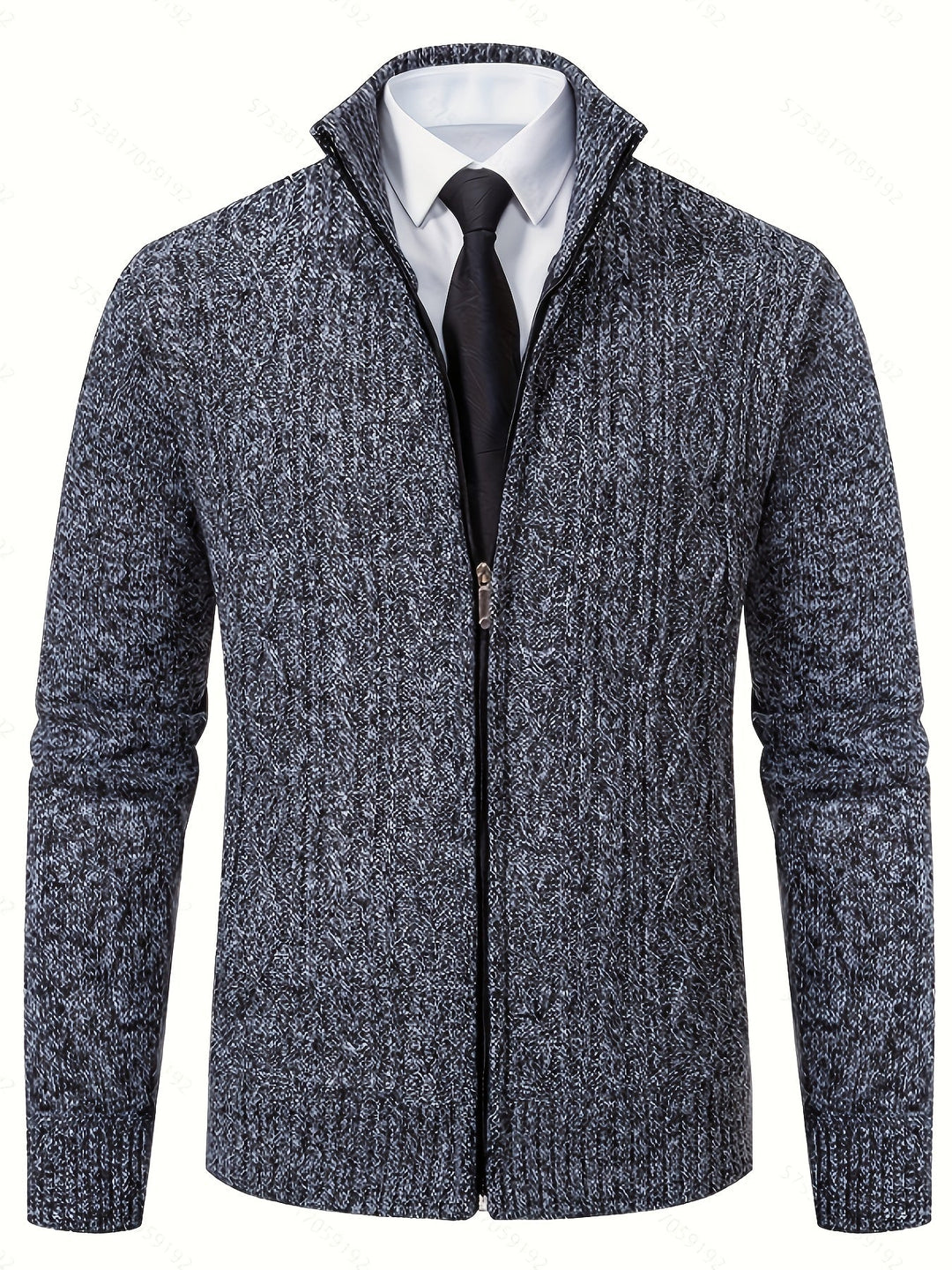 Walter | Teksturowany Kardigan z Pełnym Zapięciem