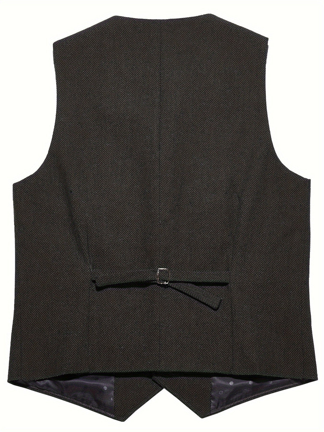 Byron | Elegancka Kamizelka w Wzór Rybi Ogon