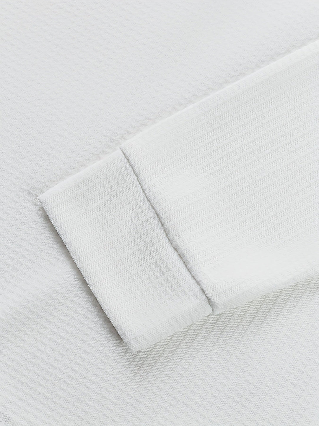 Curtis | Teksturowany Henley z Długim Rękawem