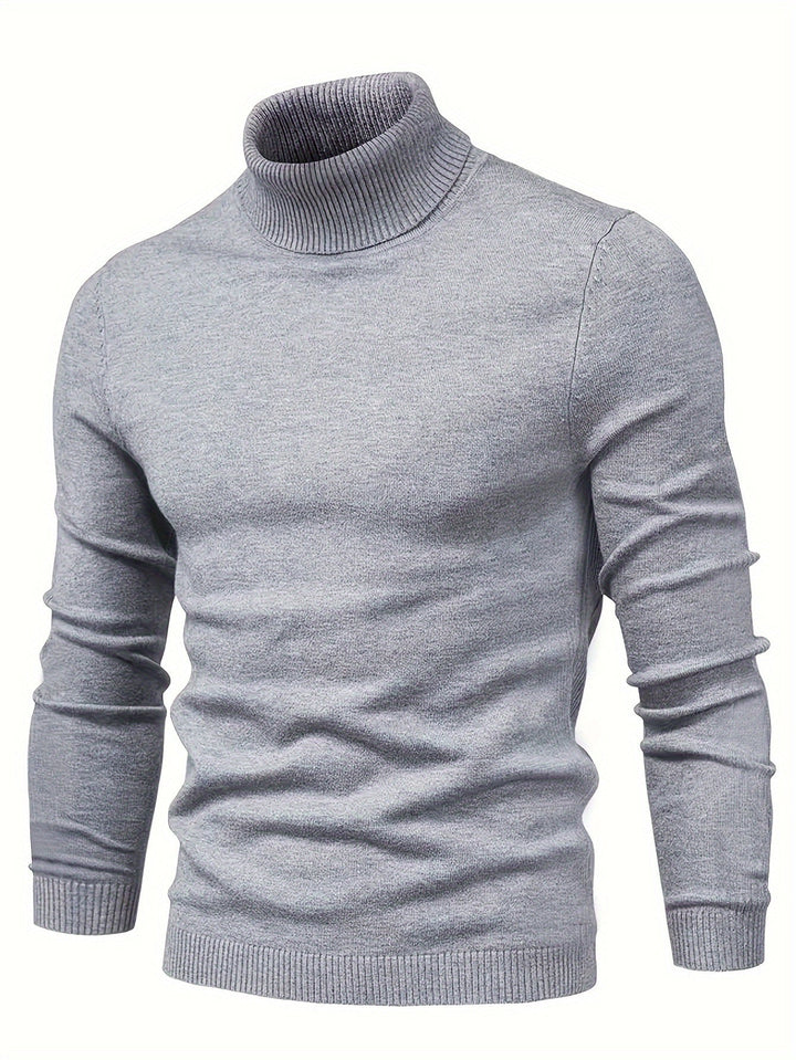 Malcolm | Klasyczny Sweter z Mock-Neck