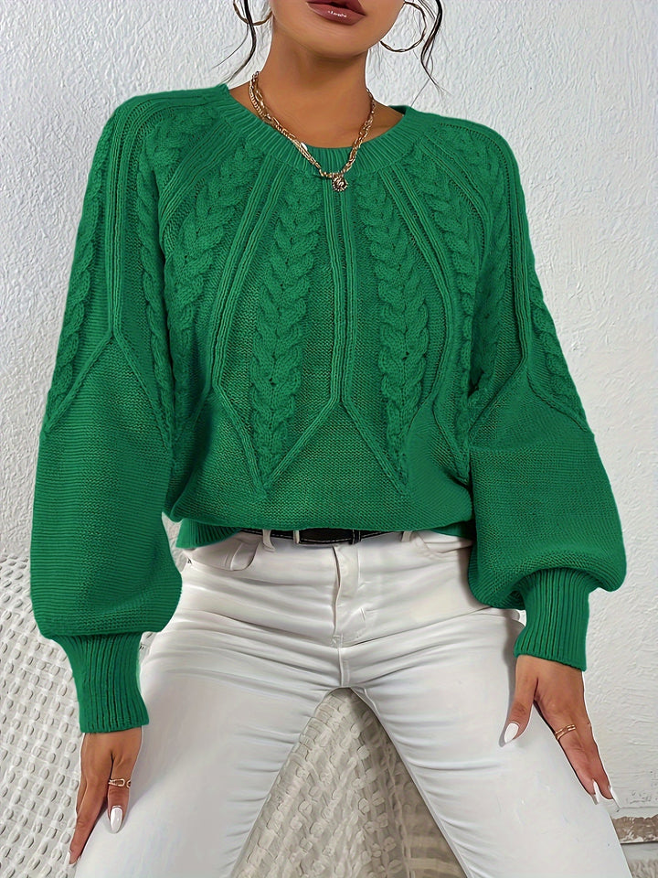 Eleanor | Luźny sweter w sploty