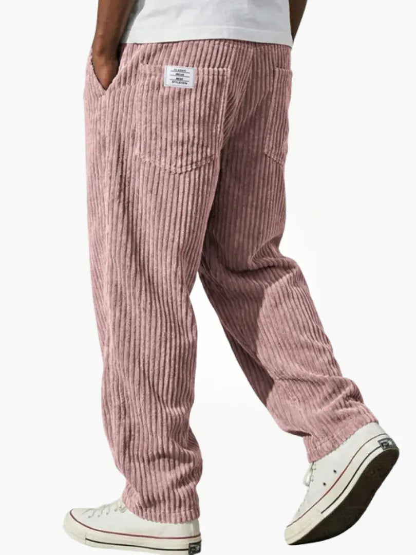 Gary | Spodnie w stylu vintage z kordurowej tkaniny