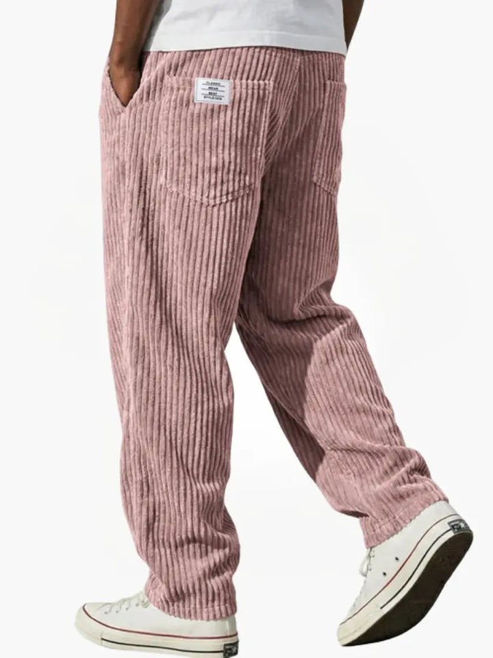 Gary | Spodnie w stylu vintage z kordurowej tkaniny