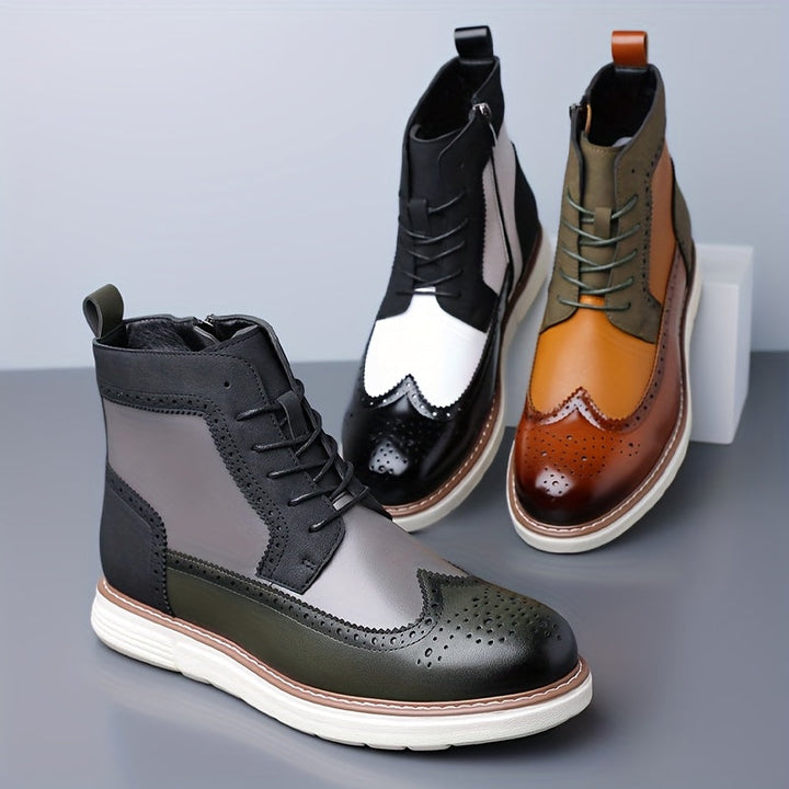 Lawrence | Eleganckie Botki typu Wingtip
