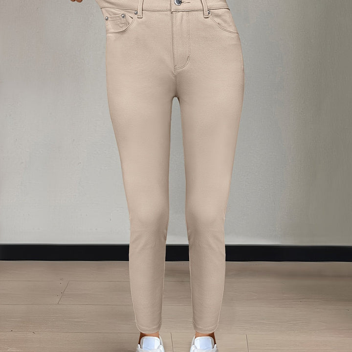 Sylvie | Jeansy Skinny z Wysokim Stanem