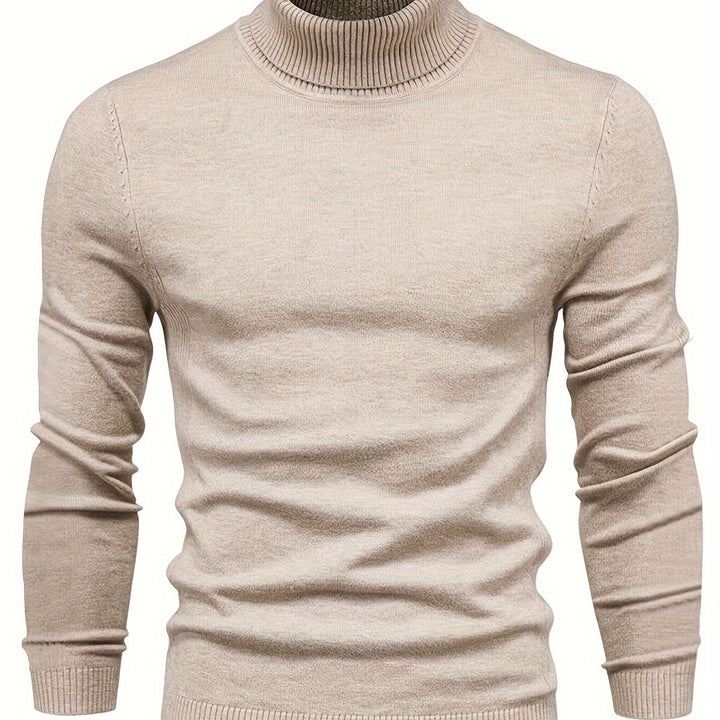 Malcolm | Klasyczny Sweter z Mock-Neck