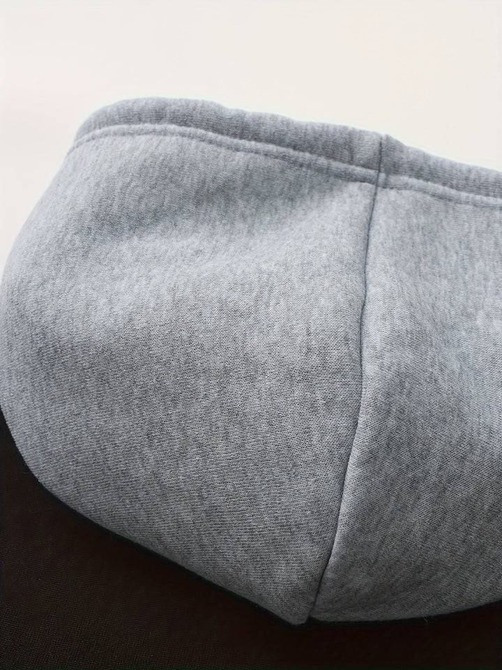 Cedric | Kolorowy Blok Zip-Up Hoodie