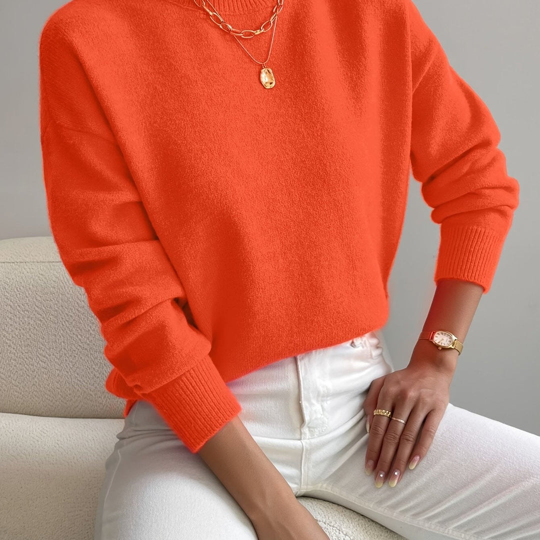 Lorelei | Elegancki Sweter z Mock Neck