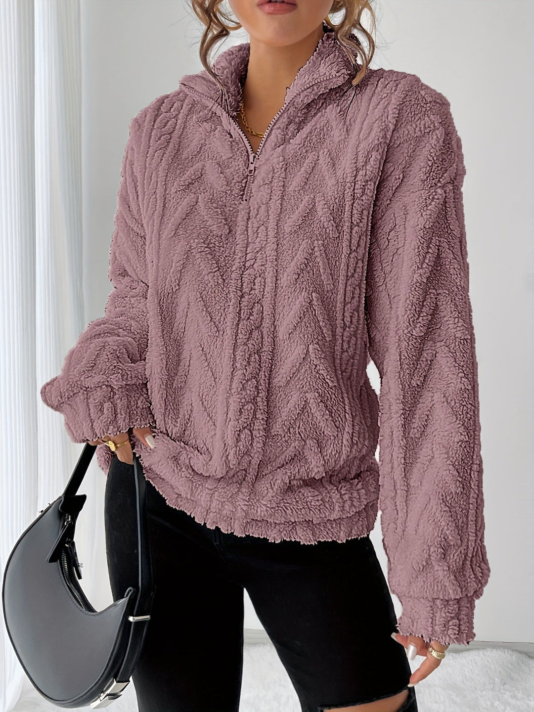 Kristen | Przytulny Teksturowany Sweter