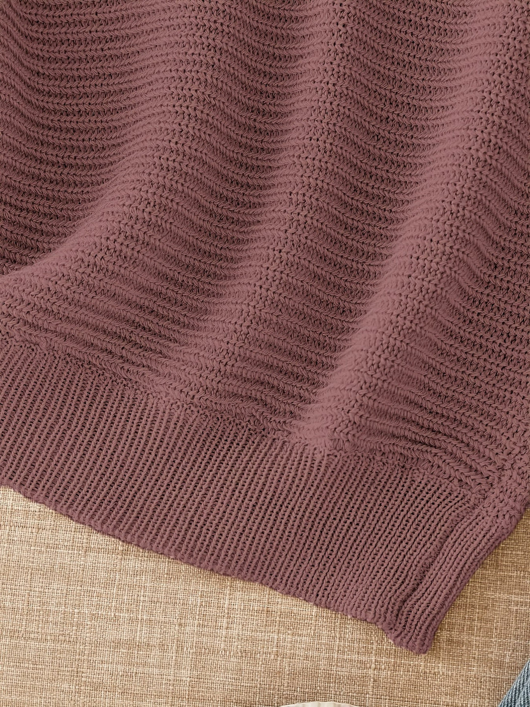 Lena | Luźny sweter z otwartym splotem