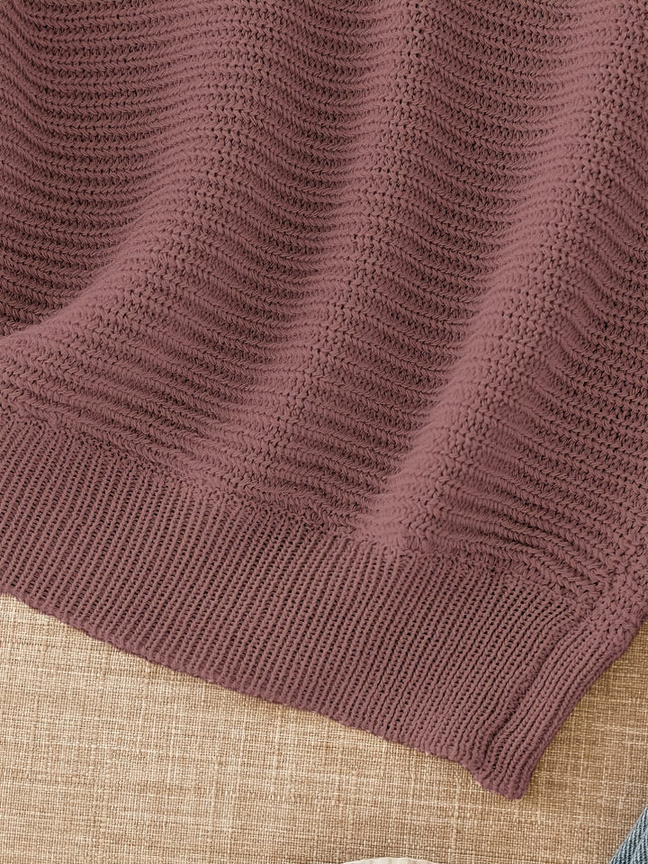 Lena | Luźny sweter z otwartym splotem