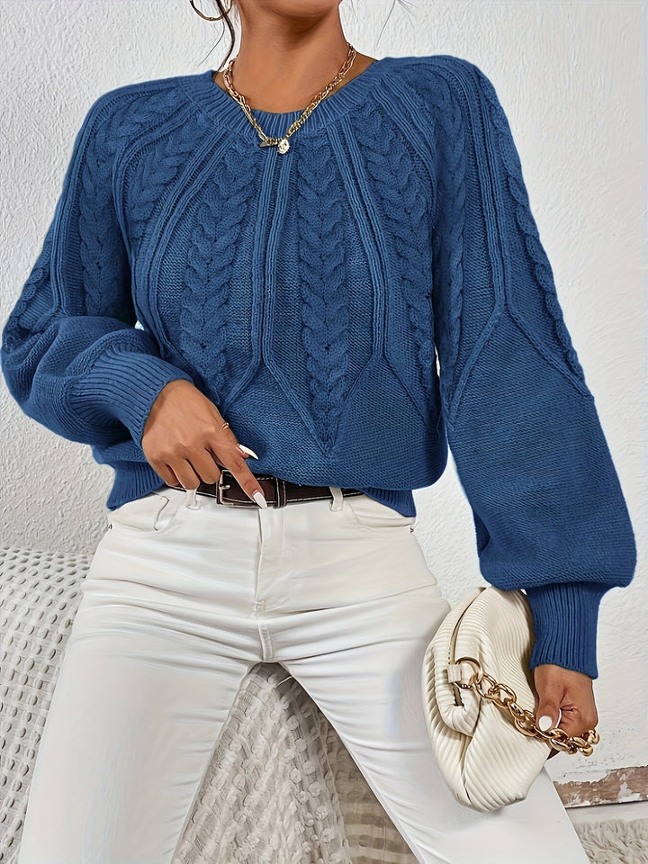 Eleanor | Luźny sweter w sploty