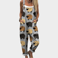 Ofelia | Klasyczny Szary Kombinezon z Wełny