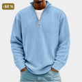 Chase | Stylowy sweter z zamkiem i wysokim kołnierzem