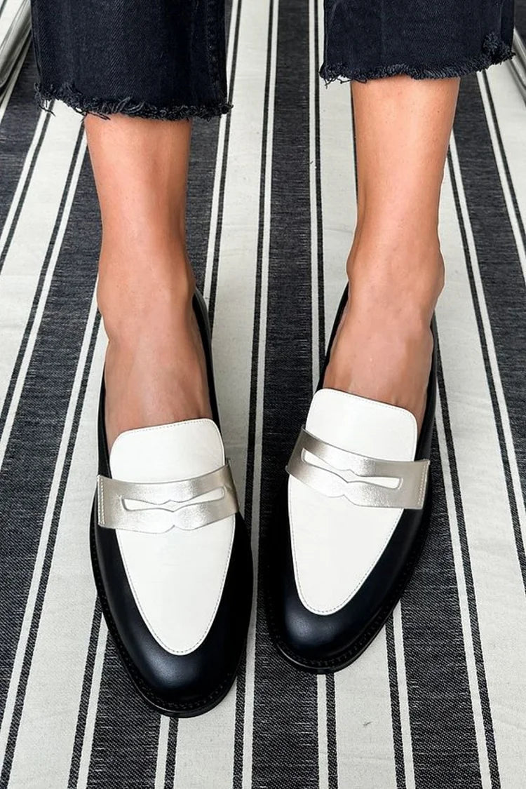 Alicja | Stylowe Monochromatyczne Premium Loafers