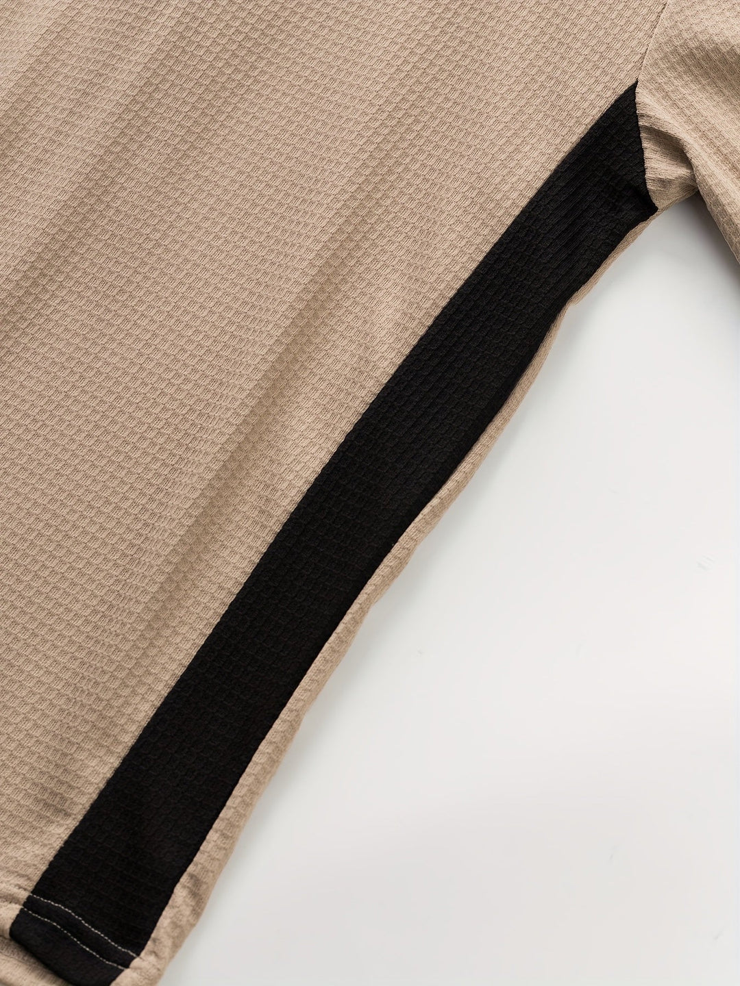 Curtis | Teksturowany Henley z Długim Rękawem