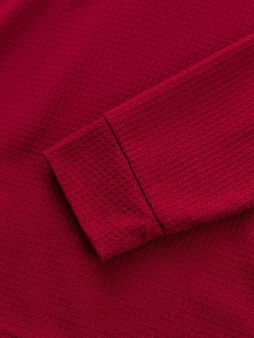 Curtis | Teksturowany Henley z Długim Rękawem