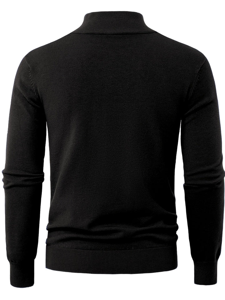 Everett | Elegancki Sweter z Wysokim Kołnierzem