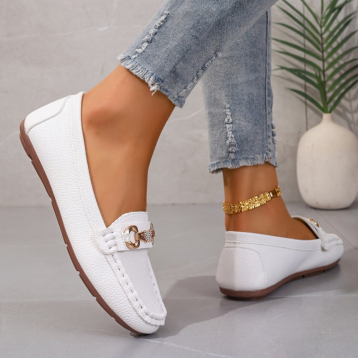Nora | Eleganckie Mokasyny z Klamrą