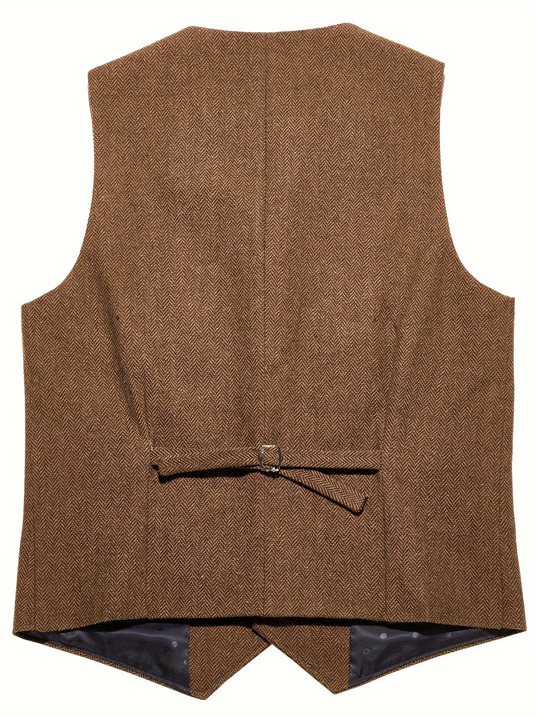 Byron | Elegancka Kamizelka w Wzór Rybi Ogon