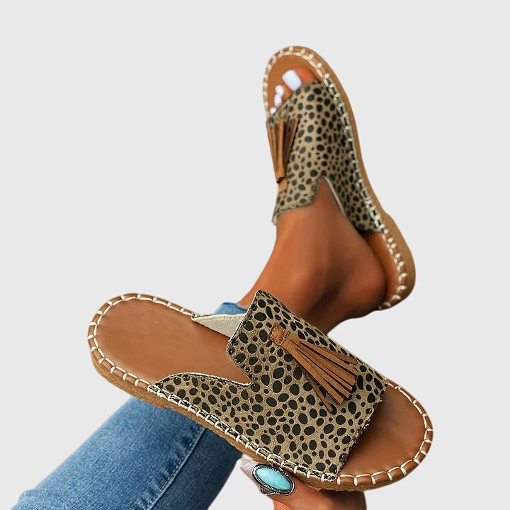 Claire | Stylowe Dotted Ortopedyczne Sandały