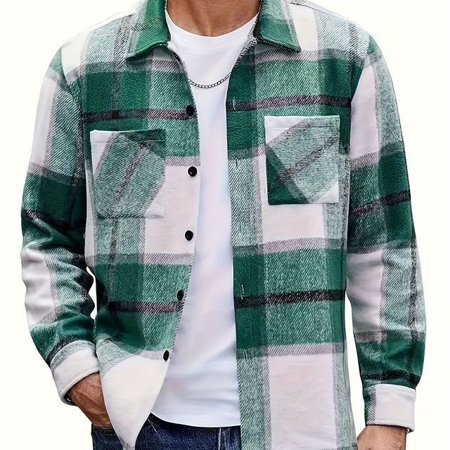 Corbin | Trwała Koszula Overshirt w Kratę