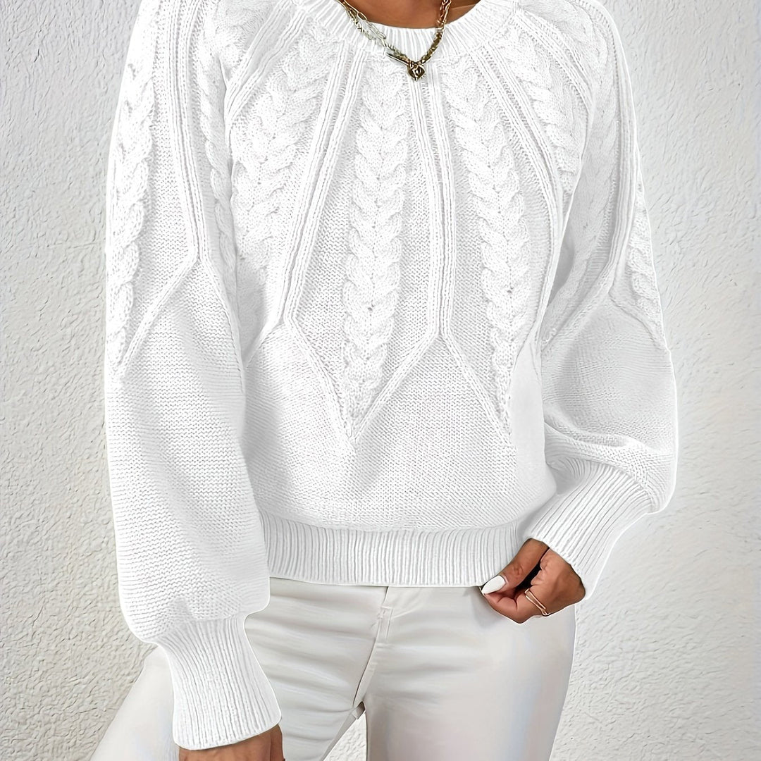 Eleanor | Luźny sweter w sploty