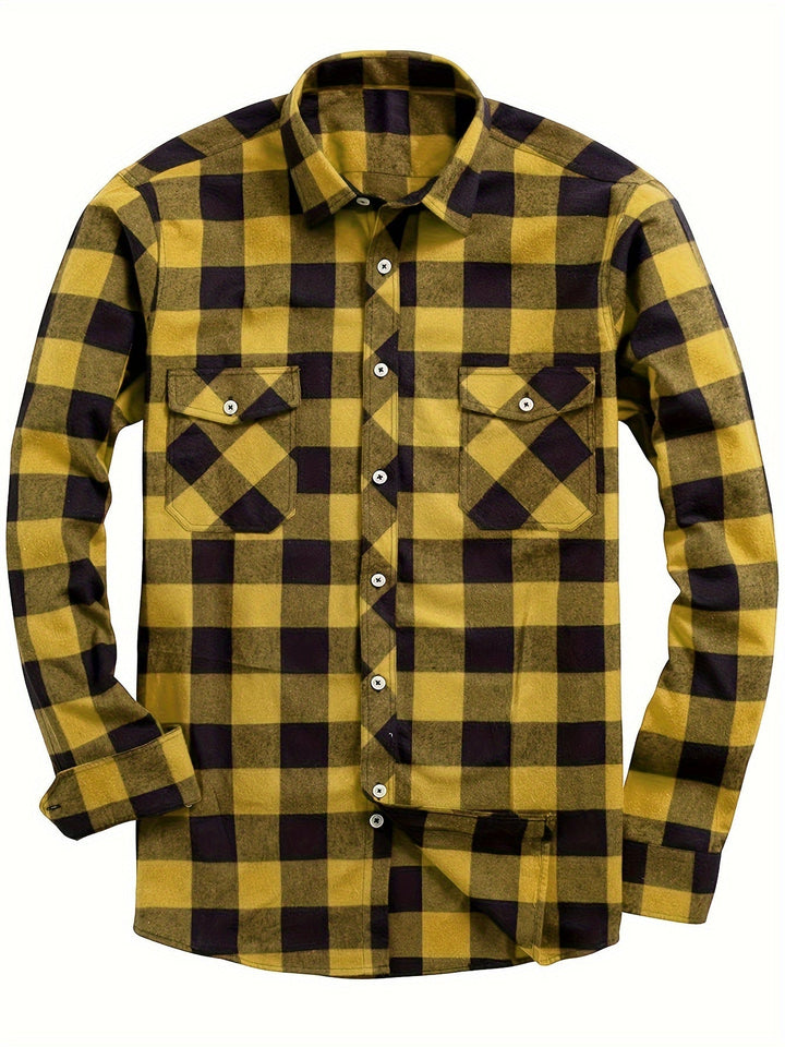 Miles | Klasyczna Koszula Flanelowa w Kratę
