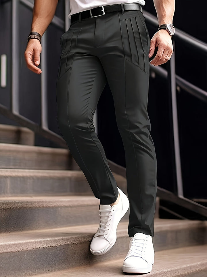 Landon | Dopasowane Spodnie Slim-Fit