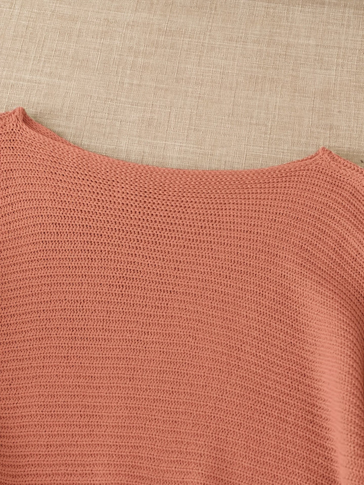Lena | Luźny sweter z otwartym splotem