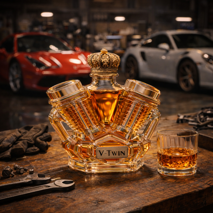 Wayne | Termos do whisky w designie V-Twin