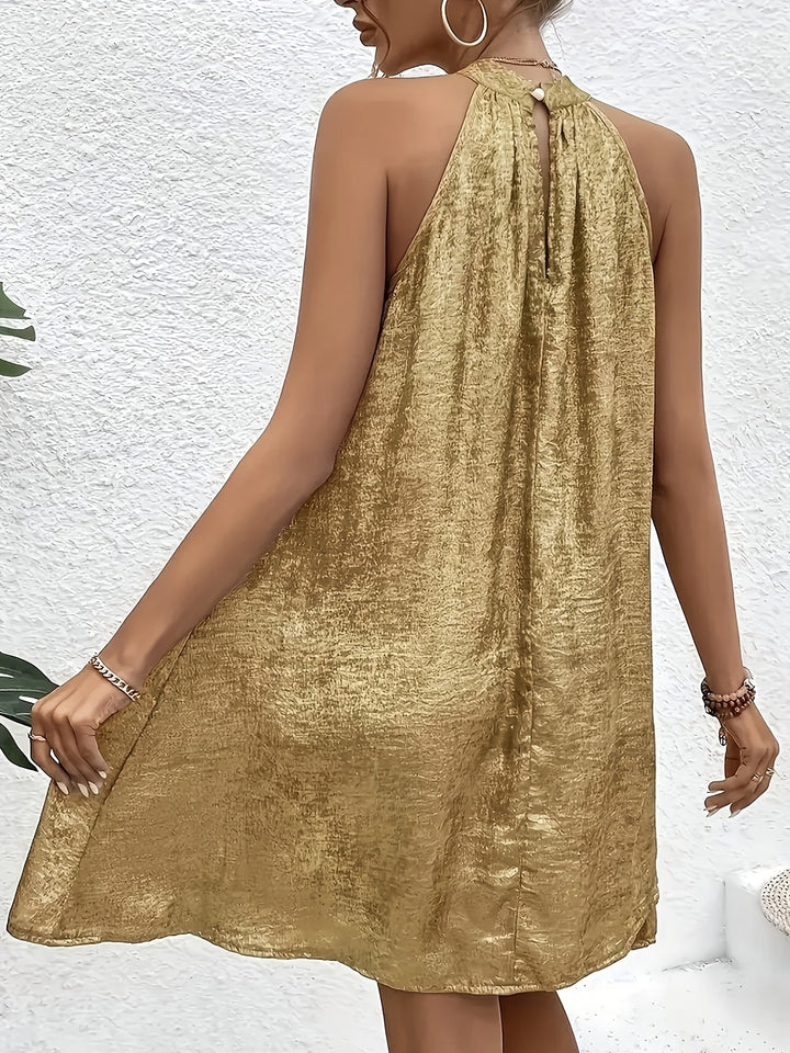 Gwendolyn | Elegancka Sukienka na Szerokich Ramiączkach