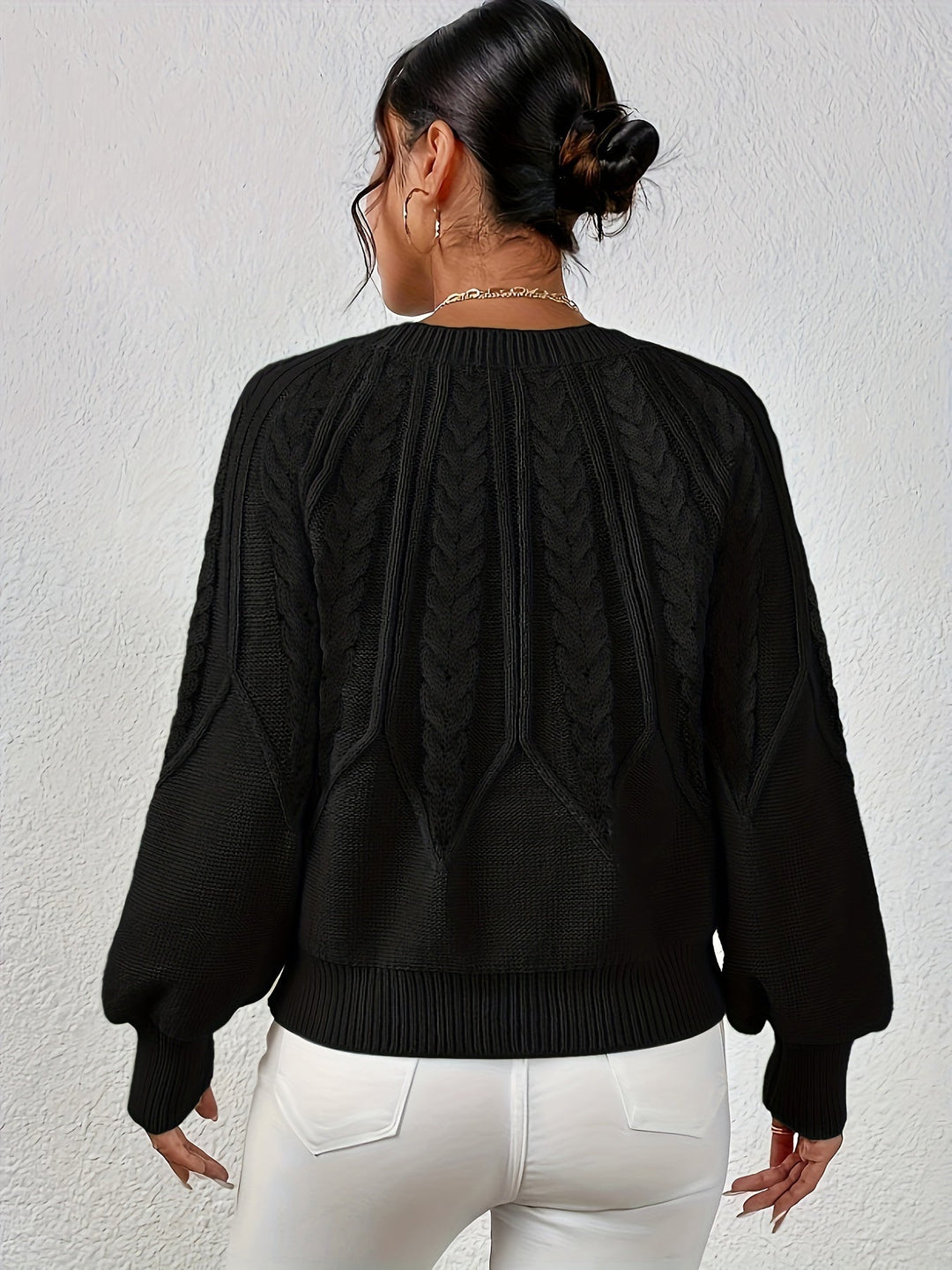 Eleanor | Luźny sweter w sploty